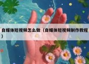 自媒体短视频怎么做（自媒体短视频制作教程）