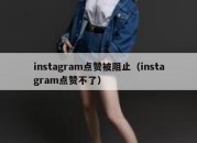 instagram点赞被阻止（instagram点赞不了）