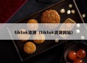 tiktok资源（tiktok资源网站）