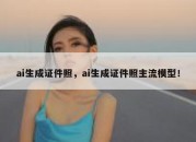 ai生成证件照，ai生成证件照主流模型！