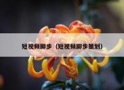 短视频脚步（短视频脚步策划）