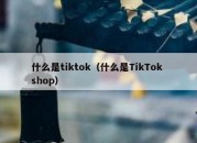 什么是tiktok（什么是TikTok shop）