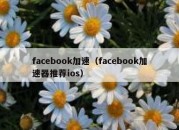 facebook加速（facebook加速器推荐ios）