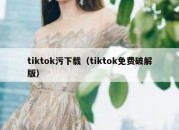 tiktok污下载（tiktok免费破解版）