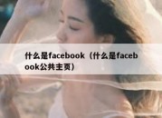 什么是facebook（什么是facebook公共主页）