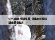 tiktok国际版免费（tiktok国际版免费登陆）