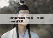 instagram提升点赞（instagram 点赞数）