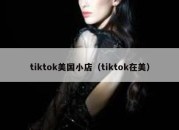 tiktok美国小店（tiktok在美）