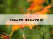 tiktok安装（tiktok安装包）