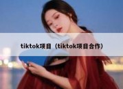 tiktok项目（tiktok项目合作）