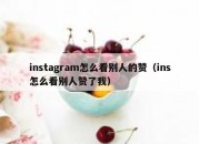 instagram怎么看别人的赞（ins怎么看别人赞了我）