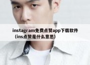 instagram免费点赞app下载软件（ins点赞是什么意思）