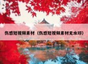 伤感短视频素材（伤感短视频素材无水印）