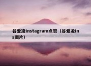 谷爱凌instagram点赞（谷爱凌ins图片）