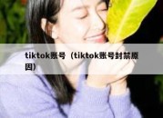 tiktok账号（tiktok账号封禁原因）