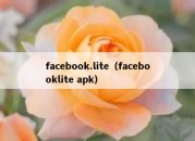 facebook.lite（facebooklite apk）