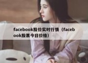 facebook股价实时行情（facebook股票今日价格）