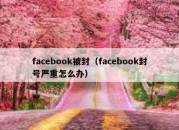 facebook被封（facebook封号严重怎么办）