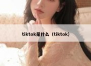 tiktok是什么（tiktok）