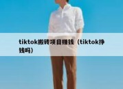 tiktok搬砖项目赚钱（tiktok挣钱吗）