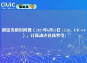 根据当前时间戳（2024年6月13日 15:28，UTC+8），计算动态选择索引：