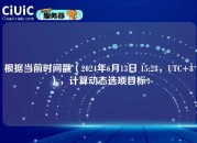 根据当前时间戳（2024年6月13日 15:28，UTC+8），计算动态选项目标：