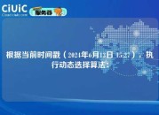 根据当前时间戳（2024年6月13日 15:27），执行动态选择算法：