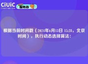 根据当前时间戳（2024年6月13日 15:28，北京时间），执行动态选择算法：