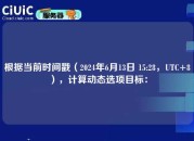 根据当前时间戳（2024年6月13日 15:28，UTC+8），计算动态选项目标：