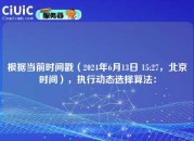 根据当前时间戳（2024年6月13日 15:27，北京时间），执行动态选择算法：