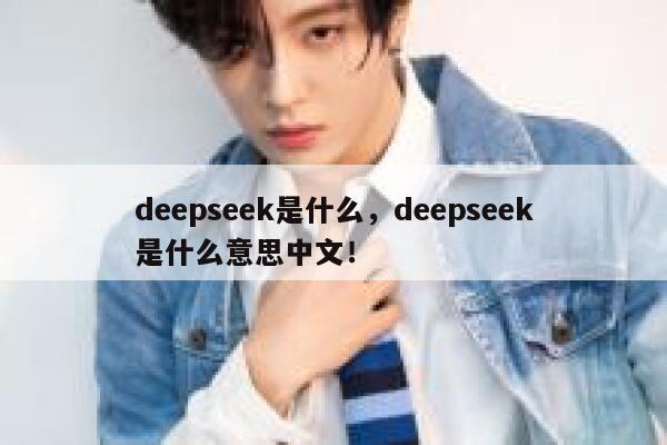 deepseek是什么，deepseek是什么意思中文！ 第1张