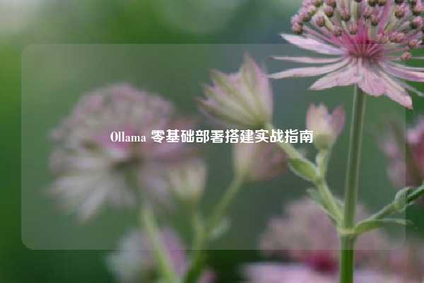 Ollama 零基础部署搭建实战指南